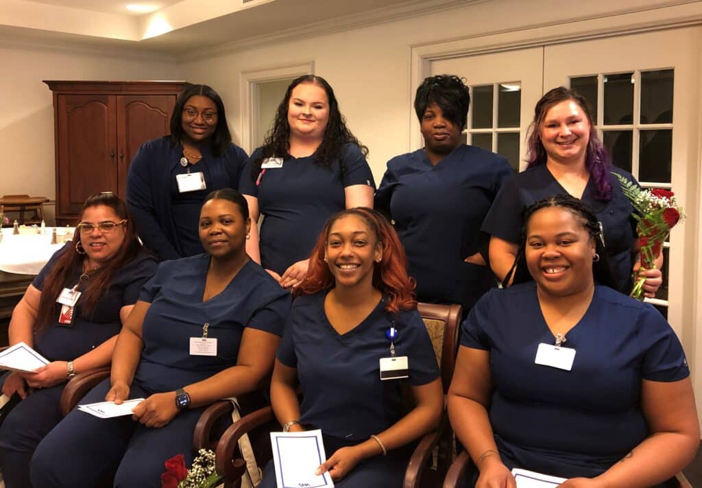 Virginia Health Services' sixth class of apprentices group photo