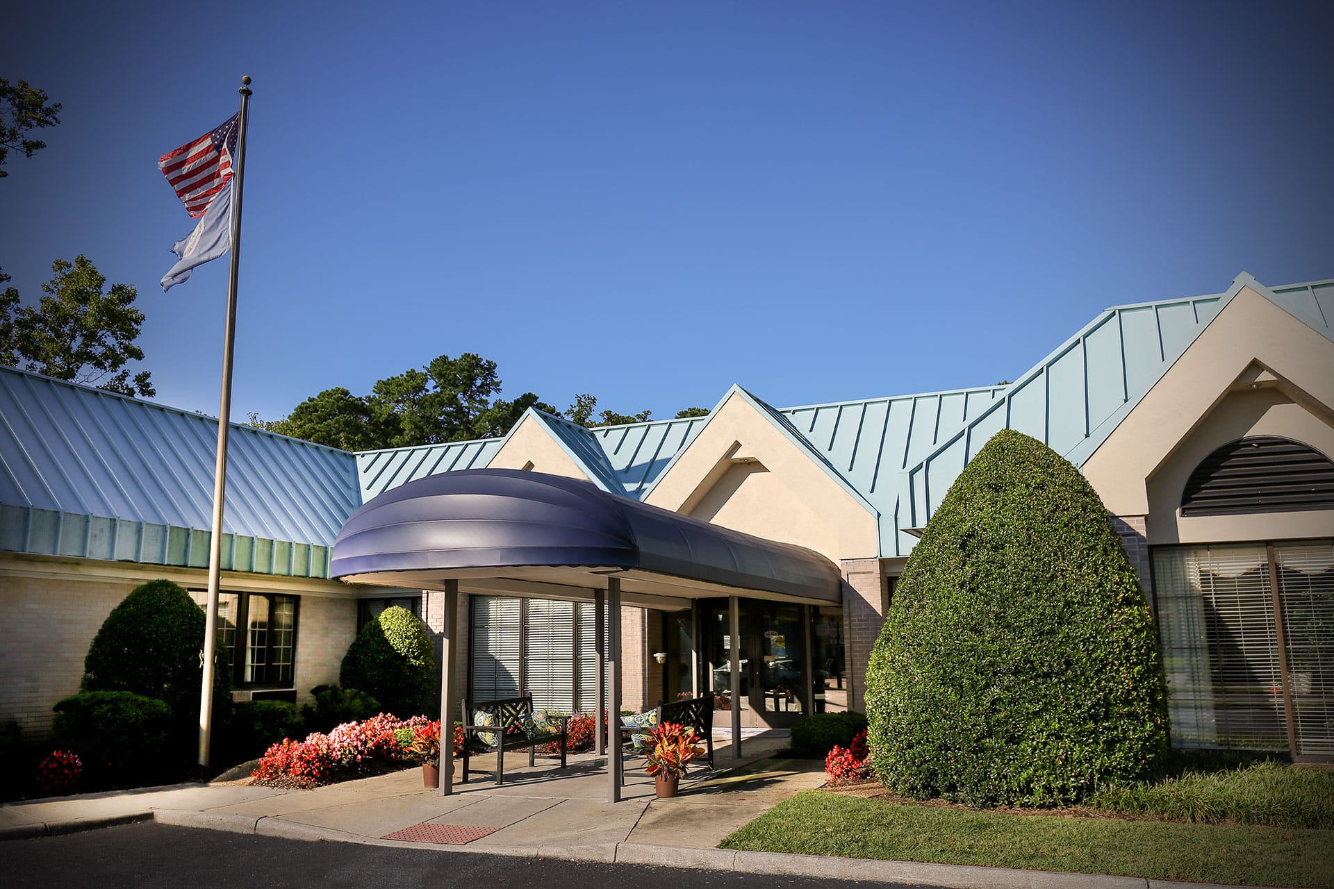 The Newport Nursing and Rehabilitation Center is located in the heart of Newport News on Warwick Boulevard.