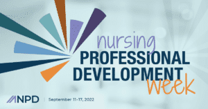 Logo for Nursing Professional Development Week