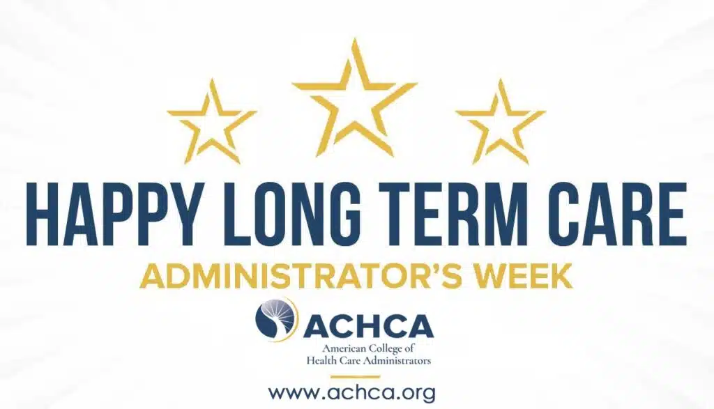 Logo for Long-Term Care Administrators Week