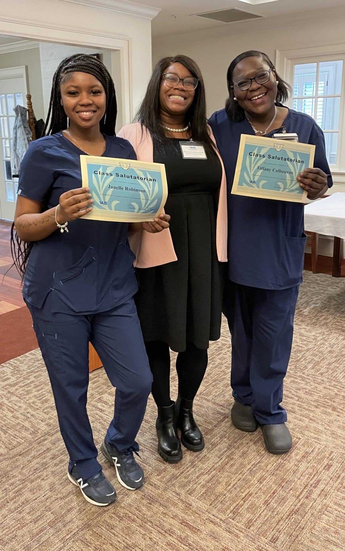 Five VHS apprenticeship students graduate to Nurse Aides - Virginia ...