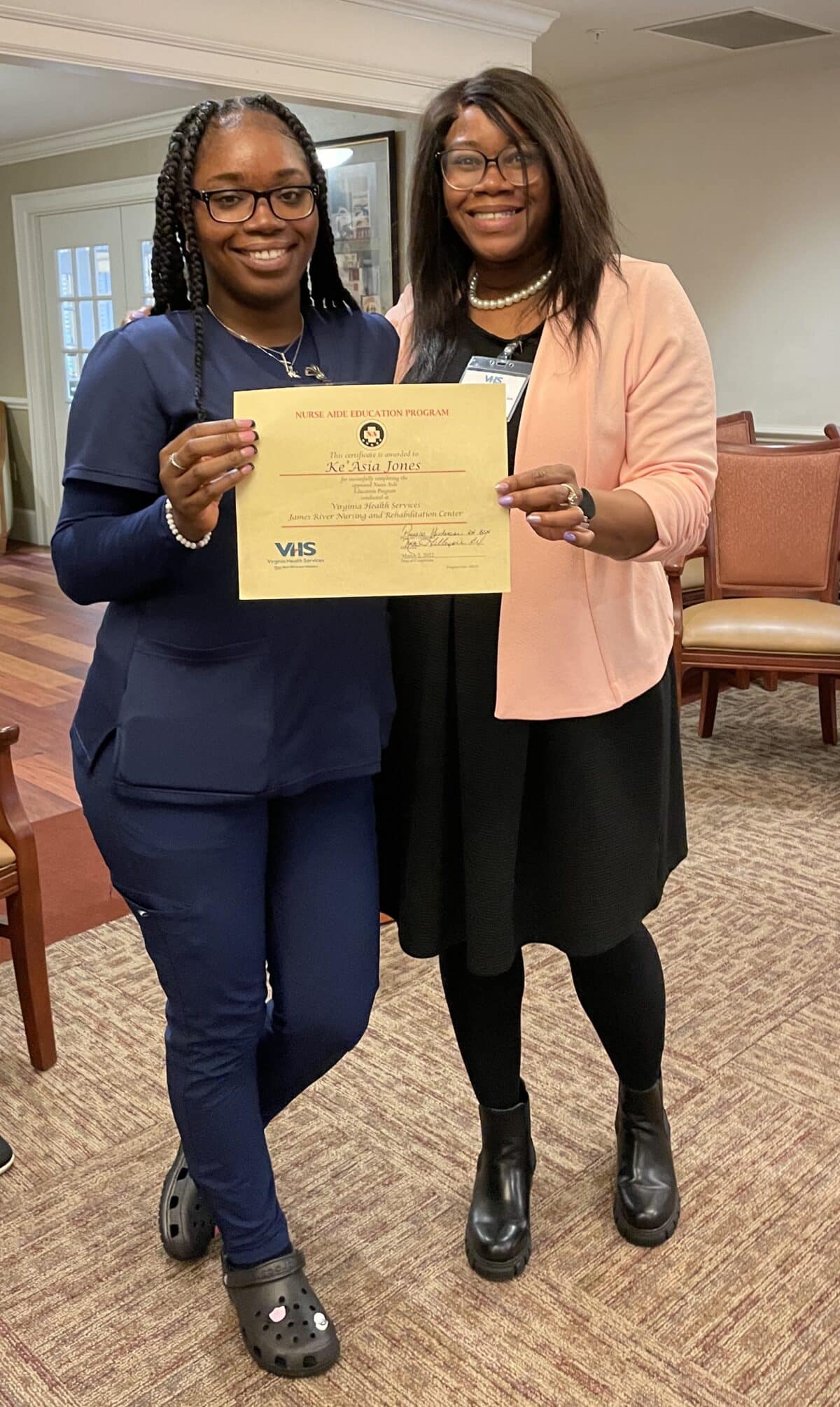 Five Vhs Apprenticeship Students Graduate To Nurse Aides - Virginia 