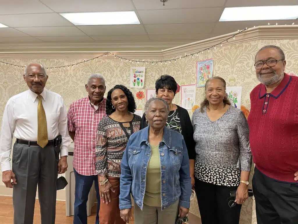 Members of the Ebenezer Baptist Church Missionary Outreach Ministry, including Deacon Charles Stevens Jr. (far right).