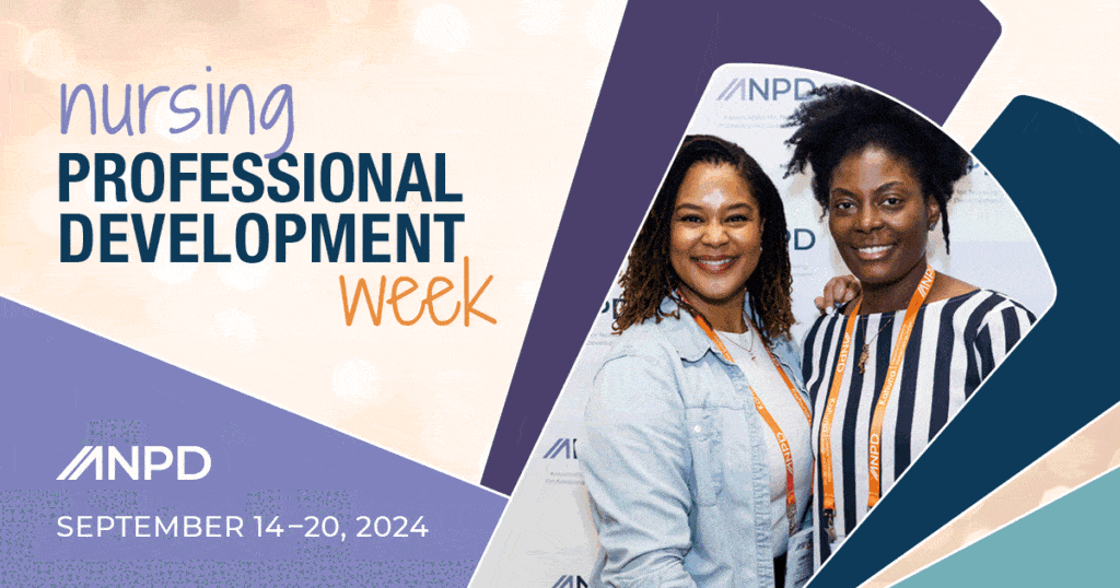 National Nursing Professional Development Week graphic