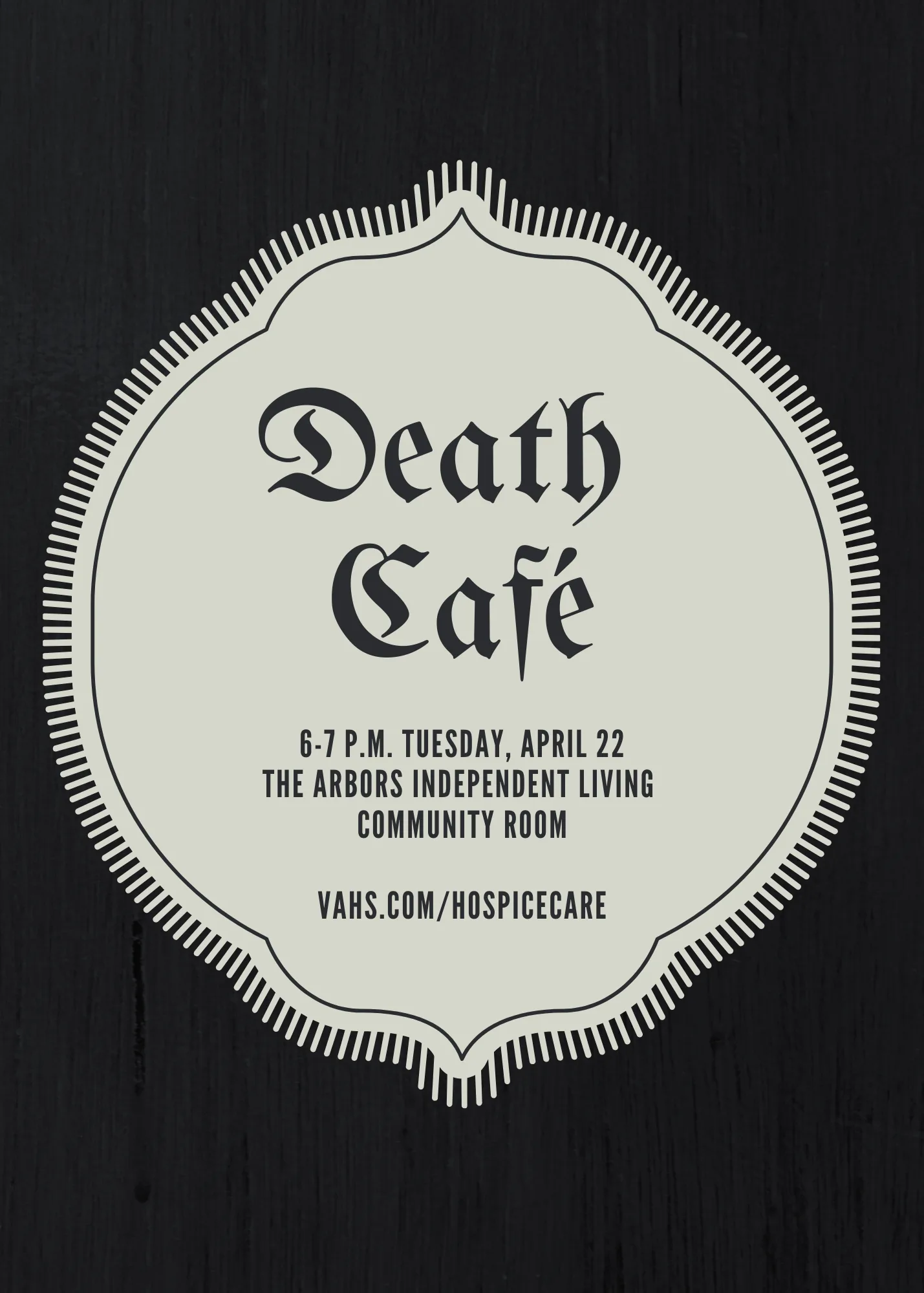 Death Cafe invitation