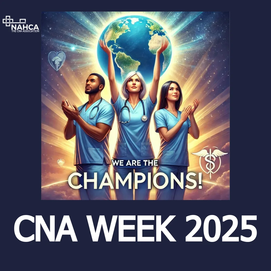 Graphic of CNA Week 2025: We are the Champions